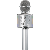 Karaokemikrofon silver Nedis.
