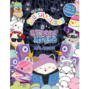 Squishmallows: Street Style målarbok.