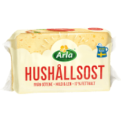 Götene Hushållsost ca 500 g Arla.