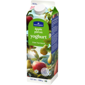 Fruktyoghurt Äpple Päron 2,6% 1000g Norrmejerier.