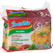 Snabbnudlar Biff 5-p 350g Indomie.