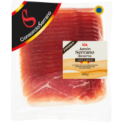 Skinka Lufttorkad Jamón Serranoskinka 250g ICA.
