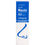Nasin Nässpray 0,5mg/ml 7,5ml.