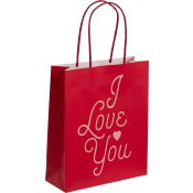 Presentpåse I love You 16x19cm.