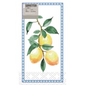 Servett 20cm Citron 15-p ICA.