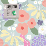 Servett 33cm Sunny 20-p ICA.