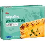 Fiskgratäng skaldjurssås 350g ICA.