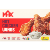 Hot chicken wings 440g Kronfågel/Max.