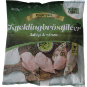 Kycklingbröstfiléer 800g Flevo Gold.