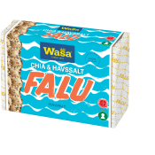 Knäckebröd Falu Råg-Rut Chia & Havssalt 235g Wasa.