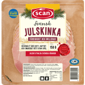 Julskinka Skivad Kokt och Griljerad 150g Scan.