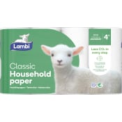 Hushållspapper Classic 4p Lambi.