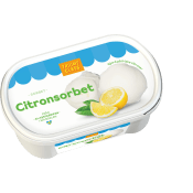 Citronsorbet 500ml Triumf Glass.