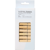 Tvättklämma i bambu 24-p ICA.