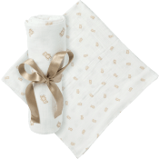 Babyfilt nalle 100x100cm mywear.