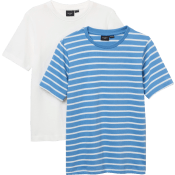 T-shirt 2p blå/vit 86/92 mywear.