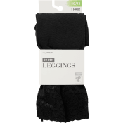 Leggings 60D med spets svart 40/42 mywear.