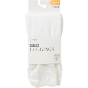 Leggings 60D med spets vit 44/46 mywear.