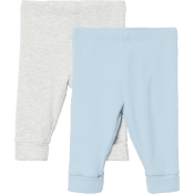 Leggings 2p blå/grå strl 68 mywear.