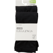 Leggings 2p 50D svart 40/42 mywear.