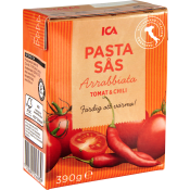 Pastasås Arrabbiata Tomat & Chili 390g ICA.