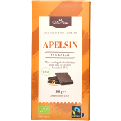 Chokladkaka Mörk choklad Apelsin eko 100g ICA Selection.