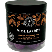 Lakritskulor Viol 150g Narr Chocolate.