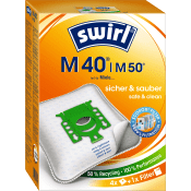 Dammsugarpåse M40/M50 4-pack Swirl.