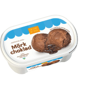 Gräddglass Mörk choklad 500ml Triumf Glass.