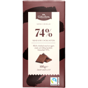Choklad Mörk 74% 100g ICA Selection.