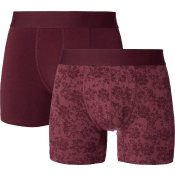 Boxer Bo 2p vinröd/blom L mywear.