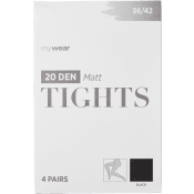 Strumpbyxa 4p 20D svart 36/42 mywear.