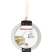 Stekpanna 28cm creme Kitchen Aid.