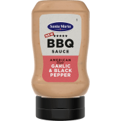BBQ Sauce Garlic Black Pepper 280g Santa Maria.