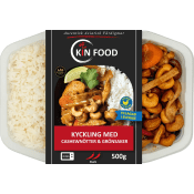 Färdigmat Thai Kyckling Cashewnötter och Grönsaker 500g Kin Food.