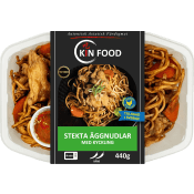 Färdigmat Thai Stekta Äggnudlar med Kyckling och Grönsaker 440g Kin Food.