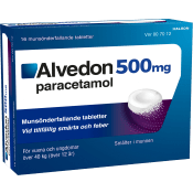Alvedon Munsönderfallande tablett 500mg 16-p.