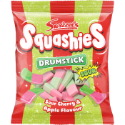 Godispåse Squashies Sour Körsbär Äpple 140g Swizzels.