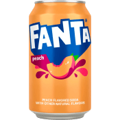 Läsk Persika 355ml Fanta.