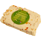 Färskost Apelsin & Persika ca 125g Wernerssons.