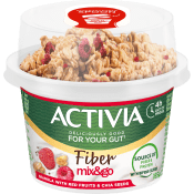 Granola Mix & Go Röda bär 165g Activia.