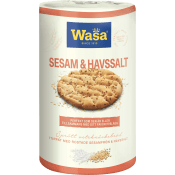 Knäckebröd Runda Sesam & Havssalt 290g Wasa.