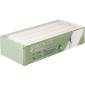 Kronljus vit 8p ICA.