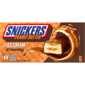 Glass Snickers Creamy 6-p Mars.