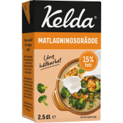 Matlagningsgrädde 15% 2,5dl Kelda®.