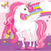 Servett Unicorn 33cm 20-p Decorata Party.