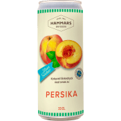 Läsk Persika Utan Socker 330ml Hammars Bryggeri.