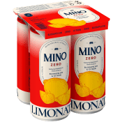 Läsk Blodapelsin Citron Zero 4x33cl Mino.