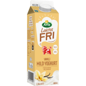 Vaniljyoghurt Mild Laktosfri 2,6% 1000g Arla Ko®.