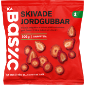 Skivade jordgubbar 500g ICA Basic.
